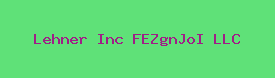 Lehner Inc FEZgnJoI LLC Logo
